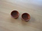 Gratis 2 aardewerk schaaltjes, 9,5x3 cm, Enlèvement ou Envoi, Poterie