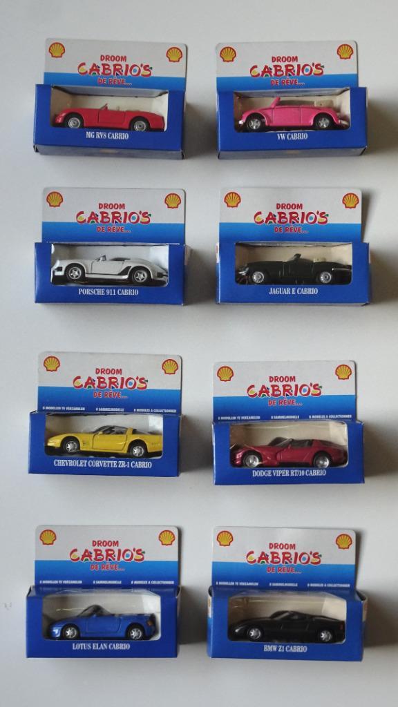 Volledige collectie 8 droom cabrio’s, Hobby en Vrije tijd, Modelauto's | 1:43, Nieuw, Auto, Overige merken, Ophalen of Verzenden