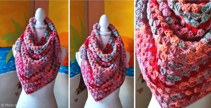 Châle coloré, Vêtements | Femmes, Bonnets, Écharpes & Gants, Neuf, Écharpe, Taille 42/44 (L), Enlèvement ou Envoi