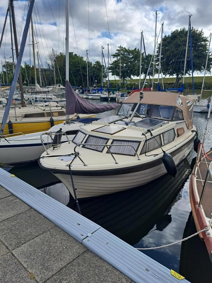 Hanto 24, Watersport en Boten, Motorboten en Motorjachten, Gebruikt, Polyester, 6 tot 9 meter, Diesel, Binnenboordmotor, 30 tot 50 pk
