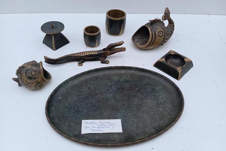 Statue de Vienne en bronze WALTER BOSSE HAGENAUER, Antiquités & Art, Antiquités | Bronze & Cuivre, Bronze, Enlèvement ou Envoi