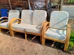Rotan meubelen tuin of terras, Tuin en Terras, Ophalen, Zo goed als nieuw, Rotan