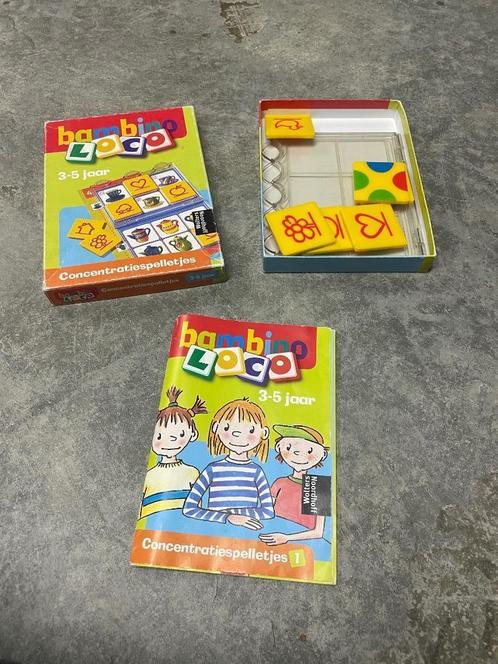 Bambino Loco – Concentratiespelletjes 3-5 jaar, Kinderen en Baby's, Speelgoed | Educatief en Creatief, Gebruikt, Puzzelen, Ontdekken