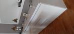 Wit glans dressoir met afmeting  220 x 50  +spiegel, Ophalen, Zo goed als nieuw