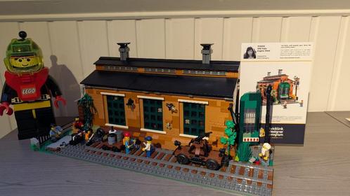 LEGO Bricklink 910033 old train shed, Kinderen en Baby's, Speelgoed | Duplo en Lego, Zo goed als nieuw, Lego, Complete set, Ophalen of Verzenden