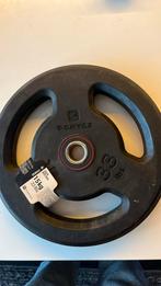 Domyos 15kg gewichtsschijf (rubber), Sport en Fitness, Ophalen, Nieuw, Halterschijven