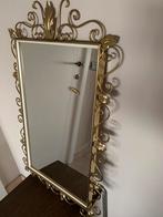 Antieke wandspiegel Deknudt, Antiek en Kunst, Ophalen, Rechthoekig, Minder dan 50 cm
