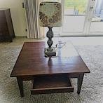 Salontafel Engelse antiek, Huis en Inrichting, Tafels | Salontafels, Ophalen, Gebruikt, Teakhout