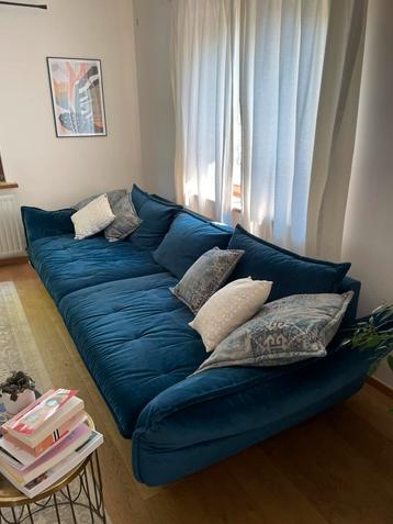 Blauwe Deluxe-bank — Design en comfort beschikbaar voor biedingen