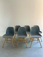 6 Stoelen Zuiver Albert Kuip, Huis en Inrichting, Zo goed als nieuw, Kuipstoel, Grijs, Vijf, Zes of meer stoelen
