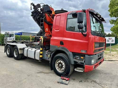 DAF 85 CF 430 6x4 TRACTOR + CRANE PK 32.000 F (7x) + WINCH -, Auto's, Vrachtwagens, Bedrijf, ABS, DAF, Diesel, Euro 2, 2 deurs