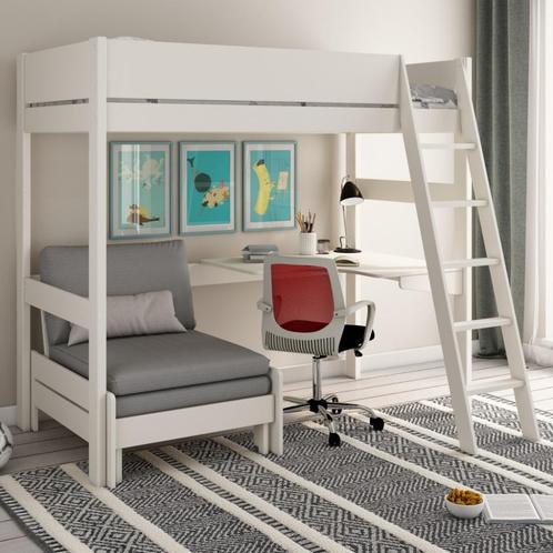Lit mezzanine bureau + fauteuil convertible, Kinderen en Baby's, Kinderkamer | Stapelbedden en Hoogslapers, Nieuw, Hoogslaper