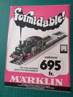 Märklin jouets - publicité papier - 1971, Collections, Marques & Objets publicitaires, Autres types, Utilisé, Enlèvement ou Envoi