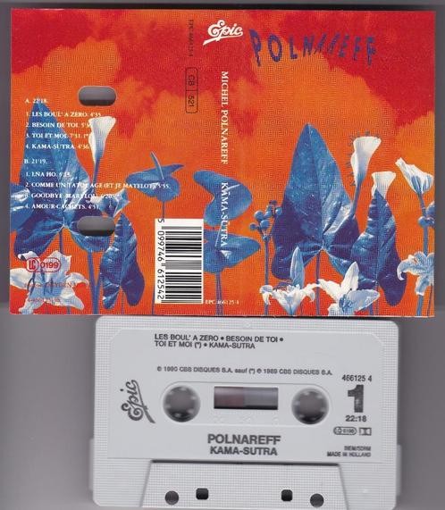 K7 - Michel Polnareff "Kama-Sutra", CD & DVD, Cassettes audio, Comme neuf, Originale, 1 cassette audio, Avec boîte de rangement, étagère ou coffret