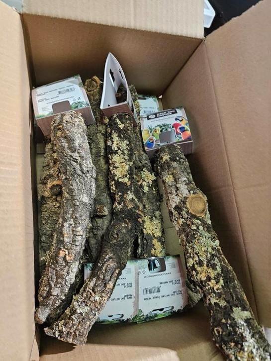 Perchoir en liège M Ø4 - 30 cm - Back Zoo Nature, Animaux & Accessoires, Autres accessoires pour animaux, Enlèvement