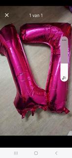 Verjaardag folie ballon 17 roze, Ophalen, Zo goed als nieuw, Overige typen