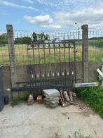 Handgemaakte volle gietijzeren poort +- 150cm (smeetwerk), Tuin en Terras, Ophalen, Gebruikt, 100 tot 150 cm, Draaipoort