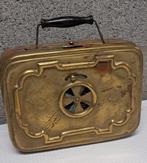 Antieke draagbare chaufferette in koper, Ophalen of Verzenden