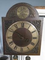 Koperkleurige Vintage Tempus Fugit wandklok, Antiek en Kunst, Antiek | Klokken, Ophalen