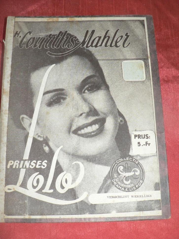 Prinsen Lola roman Courths-Mahler, Hedwig, Boeken, Romans, Gelezen, België, Ophalen