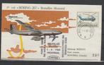 België 1960 SABENA 1e vlucht Brussel - Montreal, Verzenden, Envelop