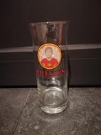 Bierglas Primus Haacht Rode Duivels WK 1982 W. Geurts, Verzamelen, Nieuw, Overige merken, Glas of Glazen, Ophalen of Verzenden