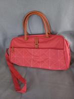 Weekendtas  steenrood, Ophalen, Nieuw, Wieltjes