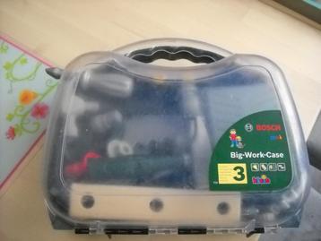 speelgoed gereedschap-bosch en black en dekker-in koffer, Kinderen en Baby's, Ophalen, Gebruikt