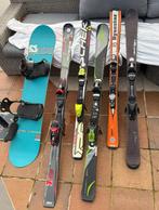 Ski’s, snowboard, skibotten + stokken, Sports & Fitness, Ski & Ski de fond, Autres marques, Skis, Enlèvement, Utilisé
