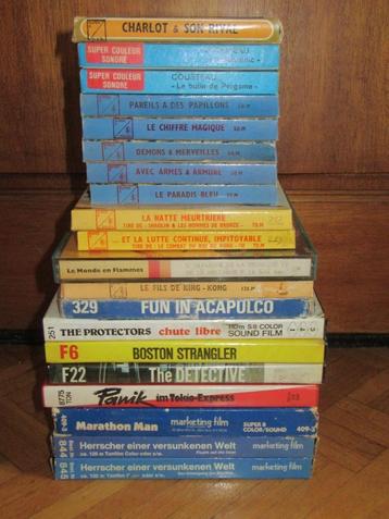 LOT DE 20 FILMS SUPER 8. beschikbaar voor biedingen