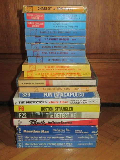 LOT DE 20 FILMS SUPER 8., Audio, Tv en Foto, Filmrollen, 8mm film, Ophalen of Verzenden