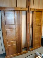 2 persoons bed bedkader eik 160x200 en 2 matrassen, Enlèvement