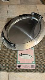 Alessi MG09 – Ovaal Inox dienblad met handvaten, Overige materialen, Schaal, Nieuw, Ophalen of Verzenden