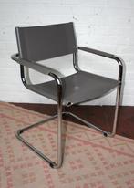 Vintage set van 2 Bauhaus stijl buisframe sledestoelen, Ophalen, Grijs, Twee