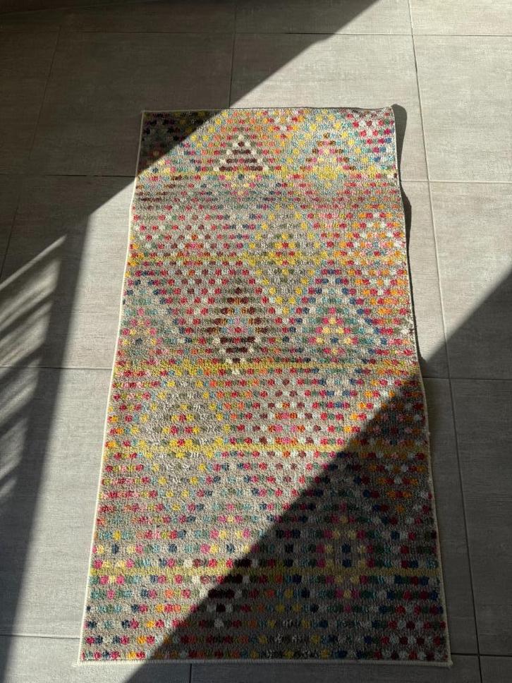 Benuta CASA vloerkleed – 80x150 cm – multicolour, Huis en Inrichting, Stoffering | Tapijten en Vloerkleden, Zo goed als nieuw