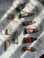 Zeer oude kerststal figuurtjes terracotta denk ik 6 cm, Diversen, Ophalen of Verzenden, Zo goed als nieuw