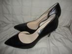 Chaussures noires à hauts talons en cuir., International Concepts., Chaussures à haut talons, Comme neuf, Enlèvement