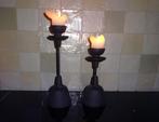 Prachtige set Kandelaars, Ophalen of Verzenden, Zo goed als nieuw, Zwart, Overige materialen