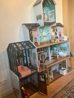 Groot poppenhuis hout barbiehuis kidkraft, Ophalen, Zo goed als nieuw, Poppenhuis