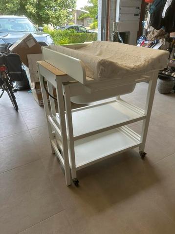 Verzorgtafel Quax met badje en verzorgkussen, Enlèvement, Comme neuf, Baignoire