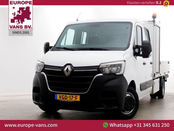 Renault Master T35 2.3 dCi 145pk D.C. Open Laadbak Trekhaak, Auto's, Bestelwagens en Lichte vracht, Bedrijf, ABS, Airconditioning