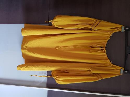 Mosterdkleurige bloes Zara, Kleding | Dames, Blouses en Tunieken, Zo goed als nieuw, Ophalen of Verzenden