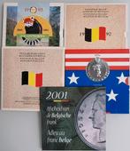 Belgische 5-jarige set FDC, Postzegels en Munten, Ophalen of Verzenden