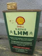 leeg olieblik shell citroen lhm remolie chevrons, Verzamelen, Merken en Reclamevoorwerpen, Ophalen of Verzenden, Gebruikt, Verpakking