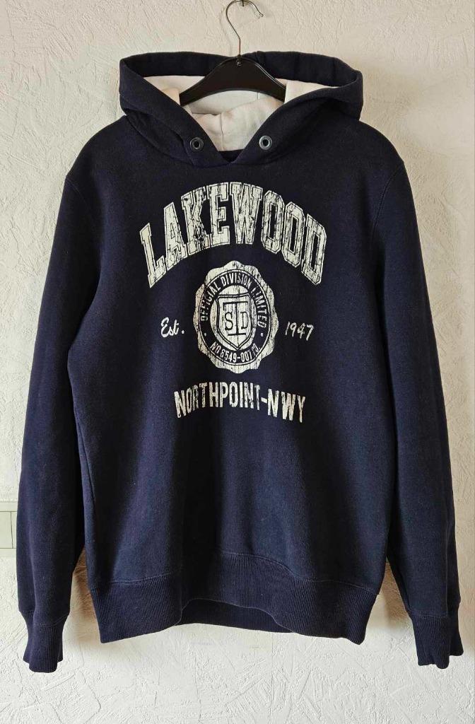 Sweat homme CELIO bleu marine taille M capuche, Kleding | Heren, Truien en Vesten, Zo goed als nieuw, Maat 48/50 (M), Blauw, Ophalen of Verzenden