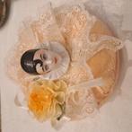 Powderpuff met pierot, Ophalen of Verzenden, Zo goed als nieuw