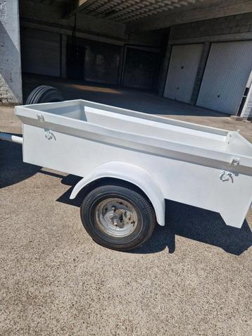 Aanhangwagen remorq enkel asser 1m55 op 1m beschikbaar voor biedingen