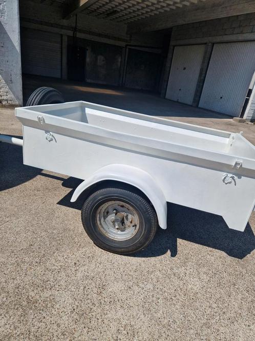 Aanhangwagen remorq enkel asser 1m55 op 1m, Auto diversen, Aanhangers en Bagagewagens, Ophalen