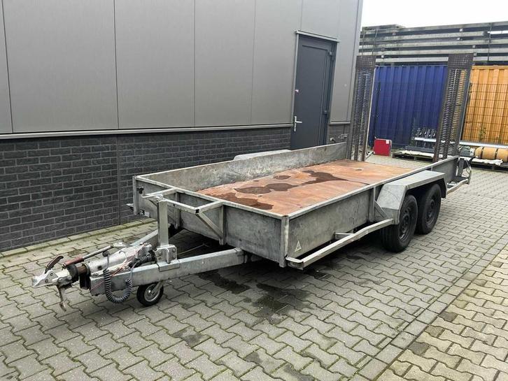 2011 Peters P2 Aanhangwagen machinetransporter, Auto diversen, Aanhangers en Bagagewagens, Gebruikt