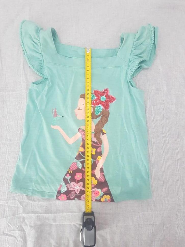 Palomino T-shirt • 128 • mintgroen • goed, Kinderen en Baby's, Kinderkleding | Maat 128, Gebruikt, Meisje, Shirt of Longsleeve